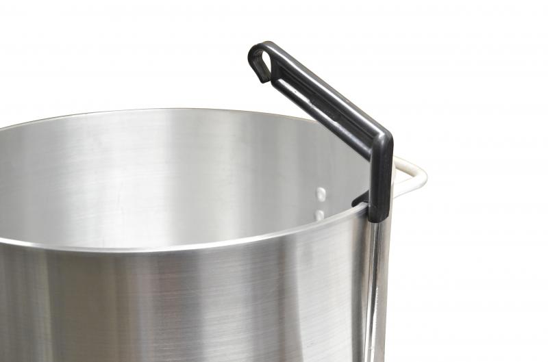 13-inch Long Stainless Steel Ladle with Black Plastic Handle